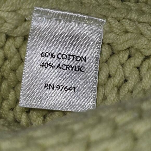 NWT J Jill Womens‎ Yellow Knit Cardigan Sweater Medium - Picture 5 of 5